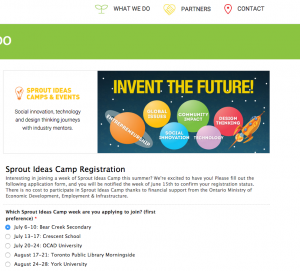 Register   Sprout Ideas Camps   Events   Sprout   idea growth